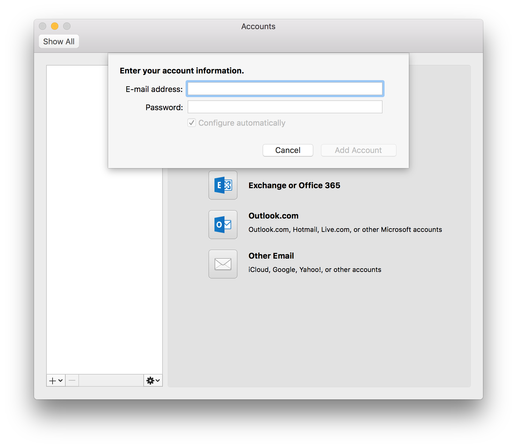 forward outgoing email outlook for mac